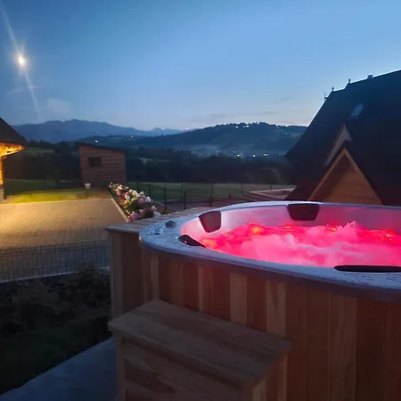 White Dunajec Sauna & Bubles Dağ evi Biały Dunajec