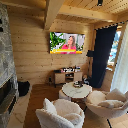 White Dunajec Sauna & Bubles Dağ evi