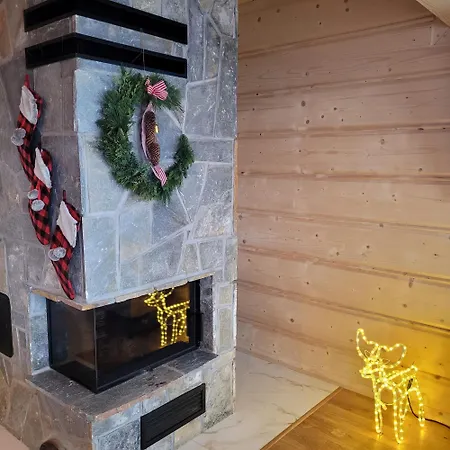 Dağ evi White Dunajec Sauna & Bubles